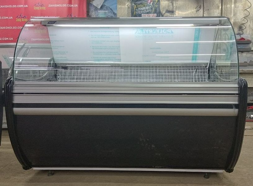 1.55  м. Холодильна гастрономічна вітрина "Cold " (Польща). б/в COLD 155 фото
